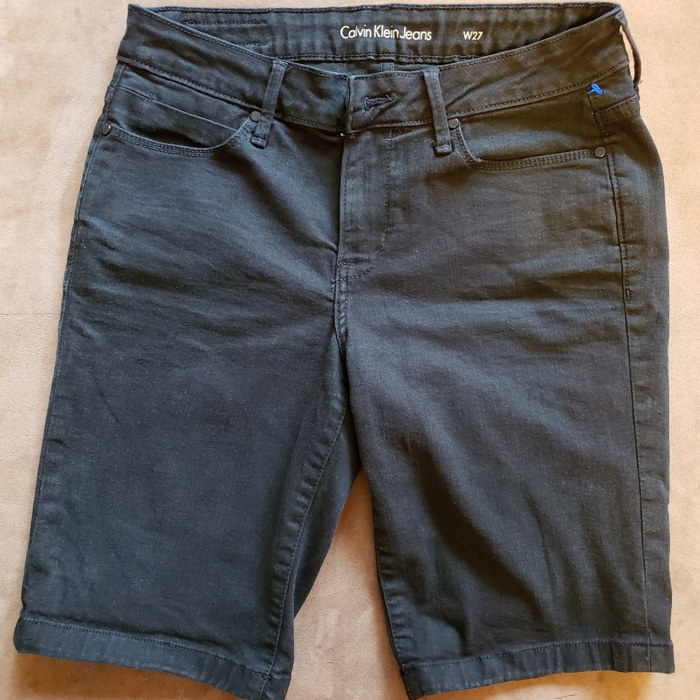 Black Calvin Klein Jean Shorts